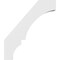 Ekena Millwork 4-in. W x 26-in. D x 30-in. H Balboa Architectural Grade PVC Knee Brace BRCP04X26X30BOA - alternate 6